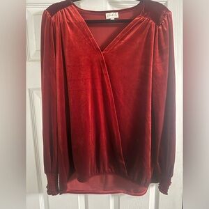 Velvet Red Shirt